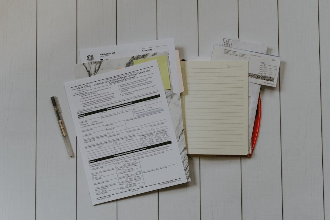 public documents on desk