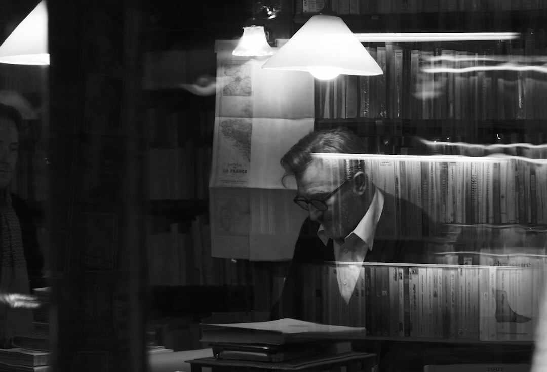 detective reviewing files